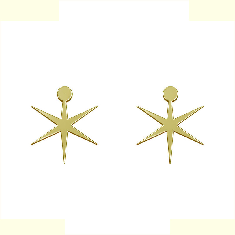 گوشواره طلا 18 عیار زنانه مدوپد مدل ستاره کد GA1-15498 گوشواره طلا 18 عیار زنانه مدوپد مدل ستاره کد GA1-15498