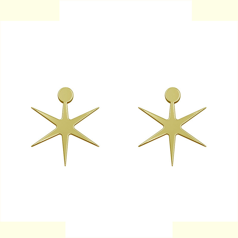 گوشواره طلا 18 عیار زنانه مدوپد مدل ستاره کد GA1-15499 گوشواره طلا 18 عیار زنانه مدوپد مدل ستاره کد GA1-15499