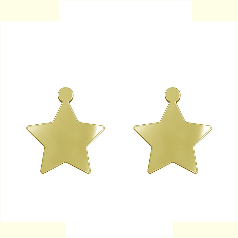 گوشواره طلا 18 عیار زنانه مدوپد مدل ستاره کد GA1-15514 گوشواره طلا 18 عیار زنانه مدوپد مدل ستاره کد GA1-15514