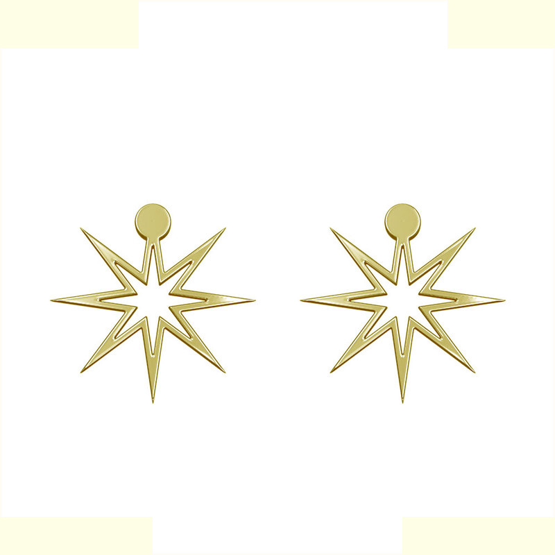 گوشواره طلا 18 عیار زنانه مدوپد مدل ستاره کد GA1-15526 گوشواره طلا 18 عیار زنانه مدوپد مدل ستاره کد GA1-15526