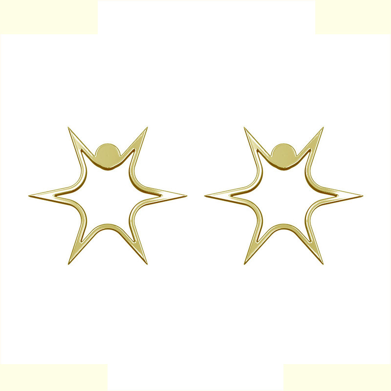 گوشواره طلا 18 عیار زنانه مدوپد مدل ستاره کد GA1-15528 گوشواره طلا 18 عیار زنانه مدوپد مدل ستاره کد GA1-15528
