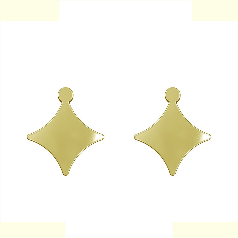 گوشواره طلا 18 عیار زنانه مدوپد مدل ستاره کد GA1-15533