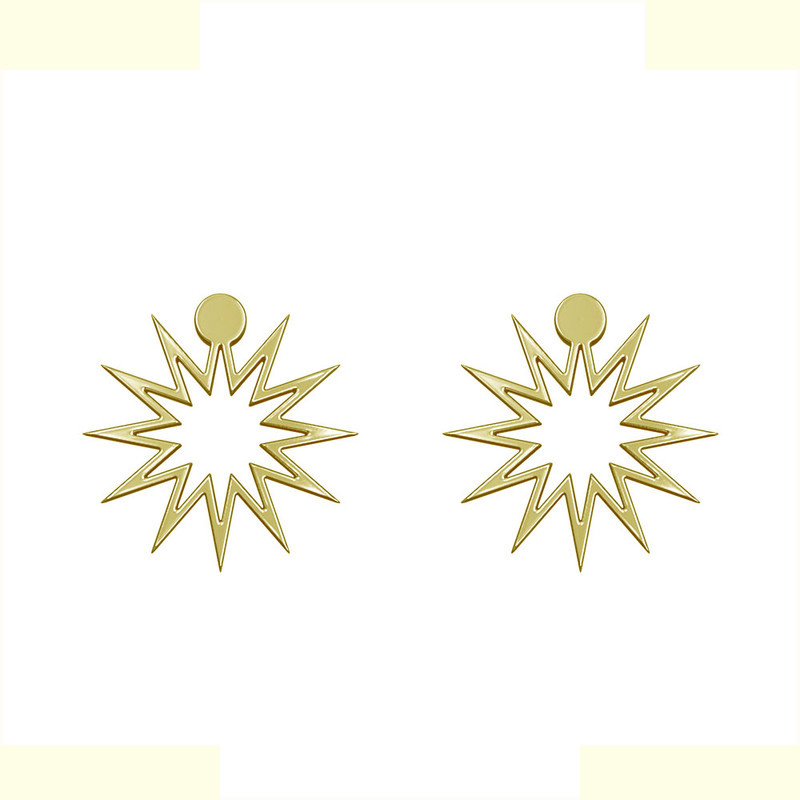 گوشواره طلا 18 عیار زنانه مدوپد مدل ستاره کد GA1-15546 گوشواره طلا 18 عیار زنانه مدوپد مدل ستاره کد GA1-15546