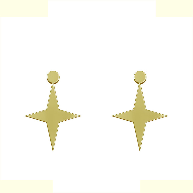 گوشواره طلا 18 عیار زنانه مدوپد مدل ستاره کد GA1-15549 گوشواره طلا 18 عیار زنانه مدوپد مدل ستاره کد GA1-15549