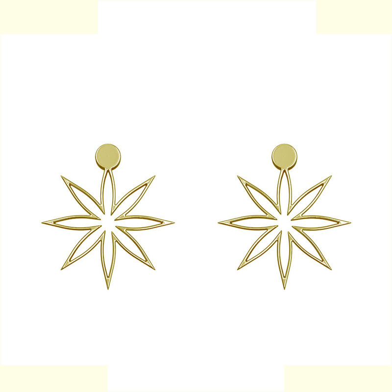 گوشواره طلا 18 عیار زنانه مدوپد مدل ستاره کد GA1-15555 گوشواره طلا 18 عیار زنانه مدوپد مدل ستاره کد GA1-15555