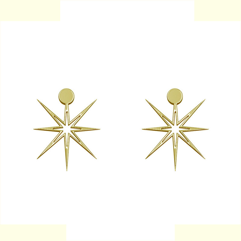 گوشواره طلا 18 عیار زنانه مدوپد مدل ستاره کد GA1-15559 گوشواره طلا 18 عیار زنانه مدوپد مدل ستاره کد GA1-15559