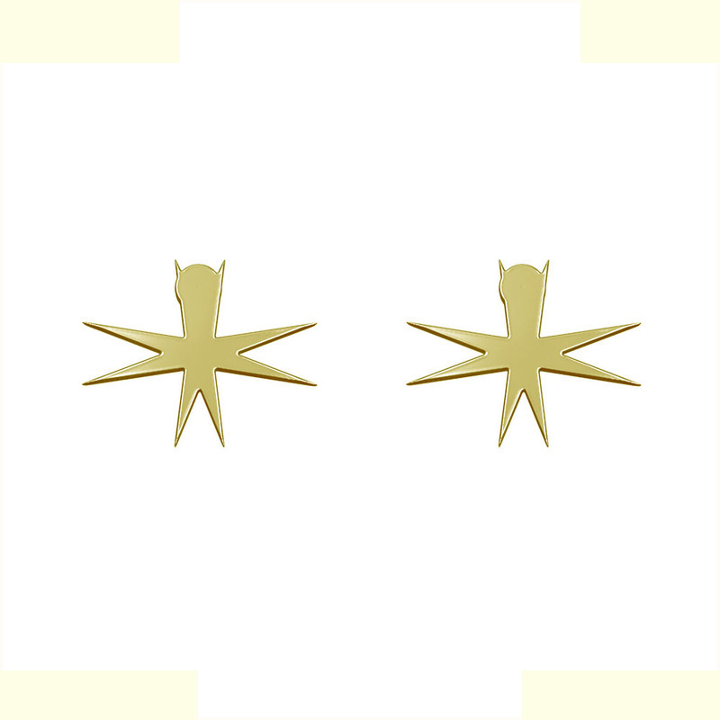 گوشواره طلا 18 عیار زنانه مدوپد مدل ستاره کد GA1-15562 گوشواره طلا 18 عیار زنانه مدوپد مدل ستاره کد GA1-15562