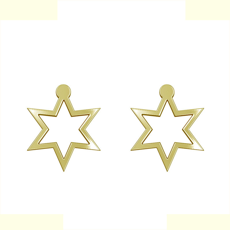 گوشواره طلا 18 عیار زنانه مدوپد مدل ستاره کد GA1-15570 گوشواره طلا 18 عیار زنانه مدوپد مدل ستاره کد GA1-15570