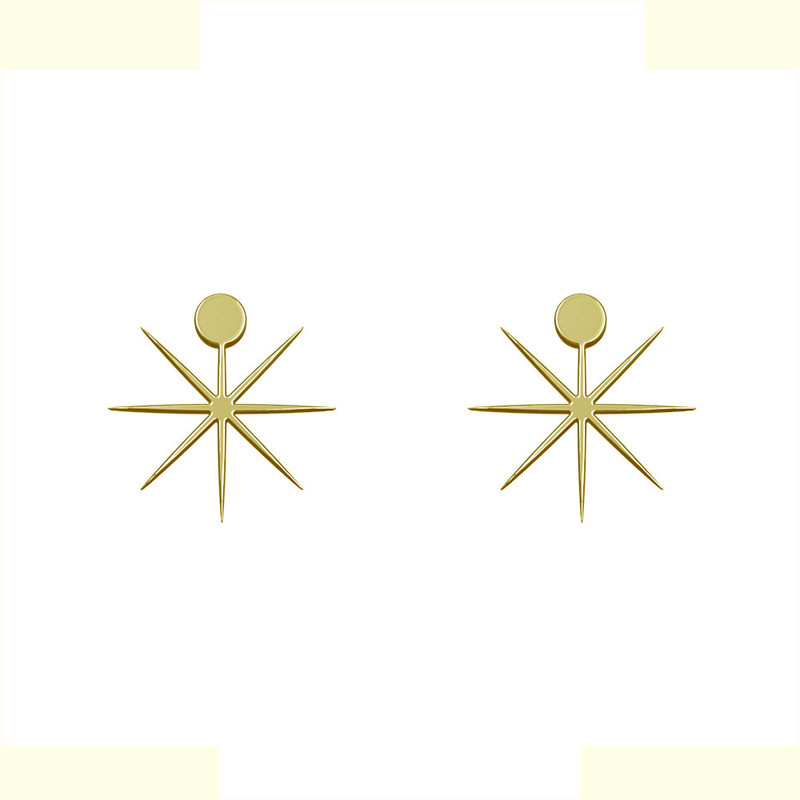 گوشواره طلا 18 عیار زنانه مدوپد مدل ستاره کد GA1-15574 گوشواره طلا 18 عیار زنانه مدوپد مدل ستاره کد GA1-15574