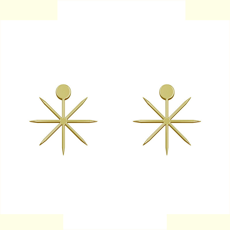 گوشواره طلا 18 عیار زنانه مدوپد مدل ستاره کد GA1-15576 گوشواره طلا 18 عیار زنانه مدوپد مدل ستاره کد GA1-15576