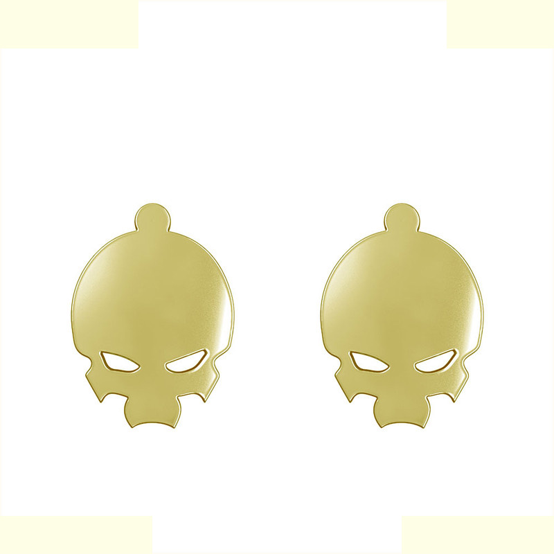 گوشواره طلا 18 عیار زنانه مدوپد مدل جمجمه کد GA1-15651 گوشواره طلا 18 عیار زنانه مدوپد مدل جمجمه کد GA1-15651