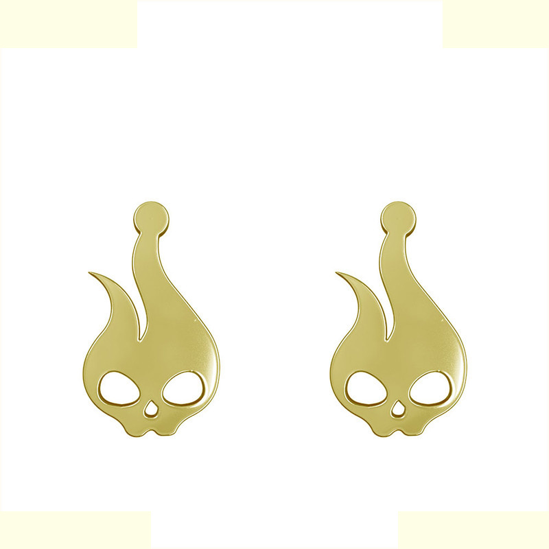 گوشواره طلا 18 عیار زنانه مدوپد مدل جمجمه کد GA1-15663 گوشواره طلا 18 عیار زنانه مدوپد مدل جمجمه کد GA1-15663