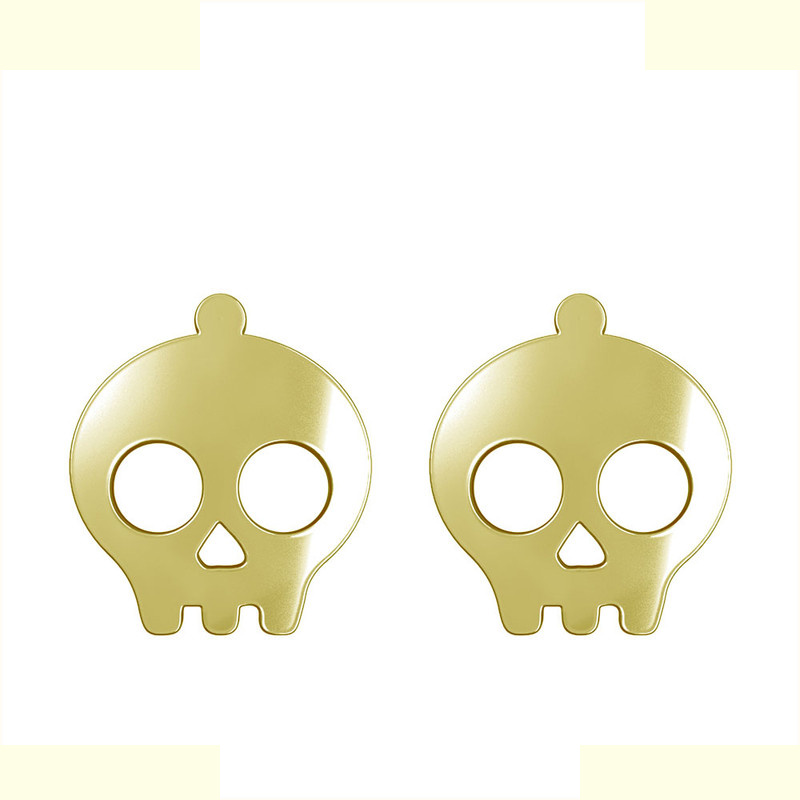 گوشواره طلا 18 عیار زنانه مدوپد مدل جمجمه کد GA1-15665 گوشواره طلا 18 عیار زنانه مدوپد مدل جمجمه کد GA1-15665