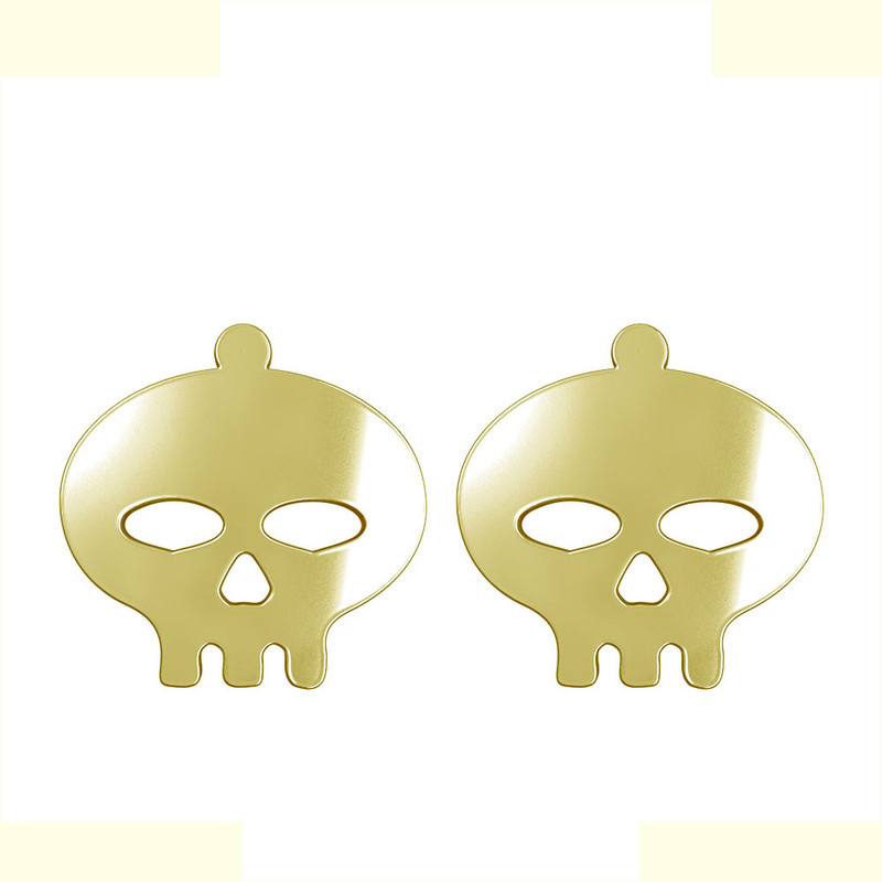 گوشواره طلا 18 عیار زنانه مدوپد مدل جمجمه کد GA1-15667 گوشواره طلا 18 عیار زنانه مدوپد مدل جمجمه کد GA1-15667