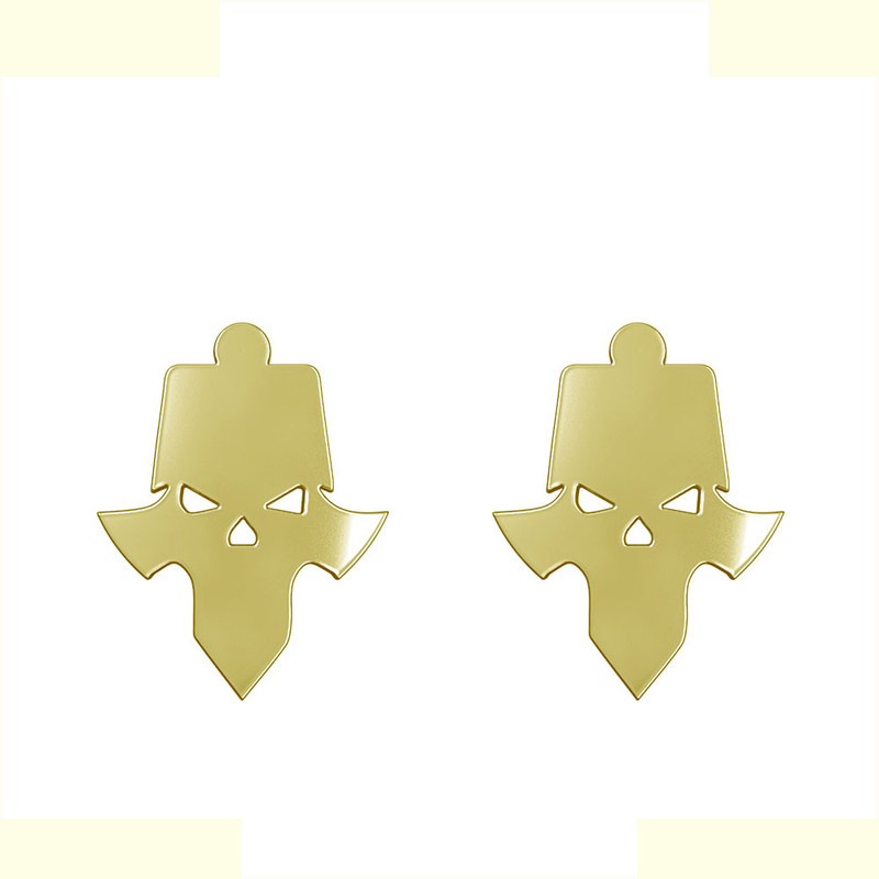 گوشواره طلا 18 عیار زنانه مدوپد مدل جمجمه کد GA1-15671 گوشواره طلا 18 عیار زنانه مدوپد مدل جمجمه کد GA1-15671