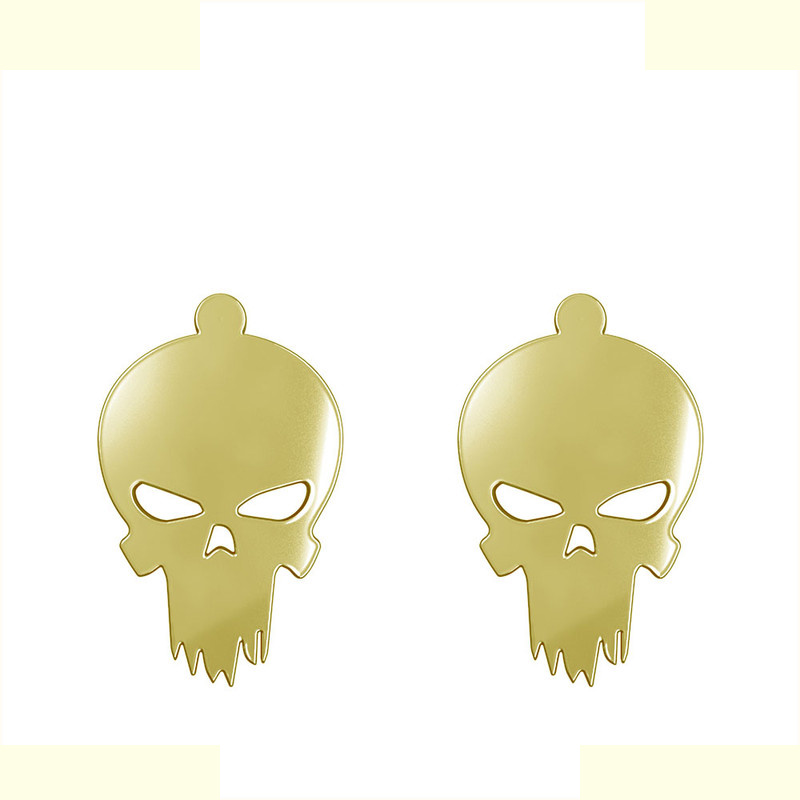 گوشواره طلا 18 عیار زنانه مدوپد مدل جمجمه کد GA1-15672 گوشواره طلا 18 عیار زنانه مدوپد مدل جمجمه کد GA1-15672