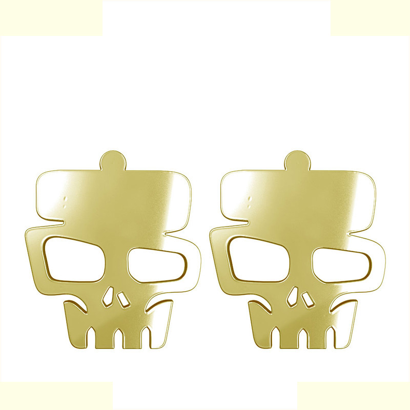 گوشواره طلا 18 عیار زنانه مدوپد مدل جمجمه کد GA1-15673 گوشواره طلا 18 عیار زنانه مدوپد مدل جمجمه کد GA1-15673