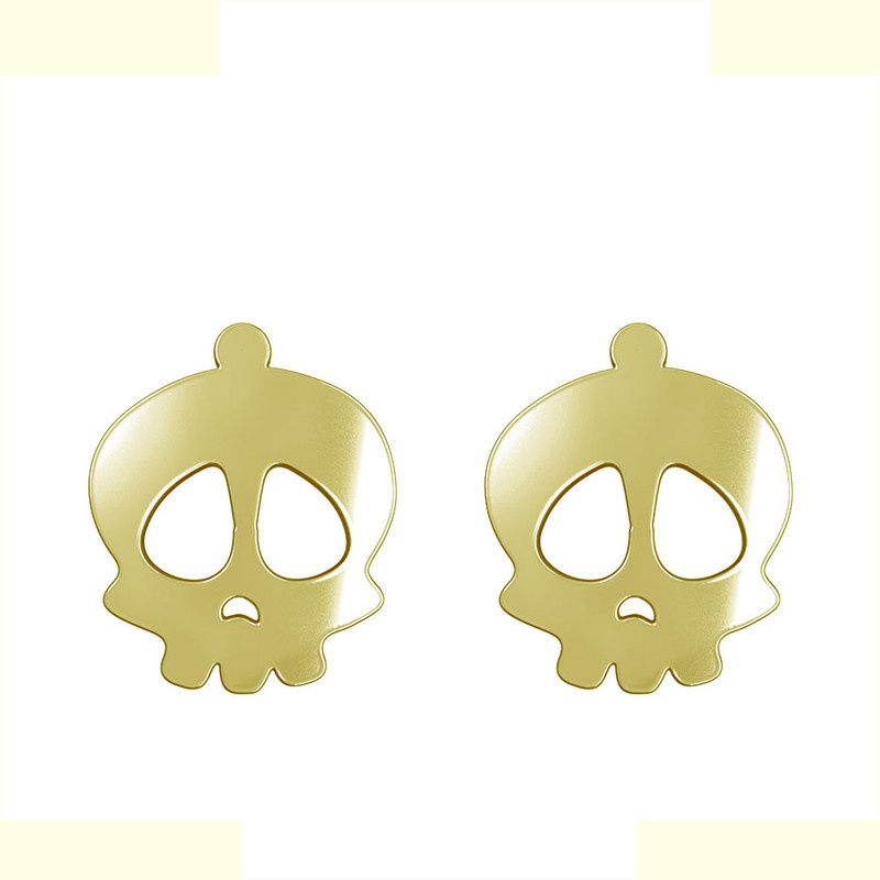 گوشواره طلا 18 عیار زنانه مدوپد مدل جمجمه کد GA1-15698 گوشواره طلا 18 عیار زنانه مدوپد مدل جمجمه کد GA1-15698