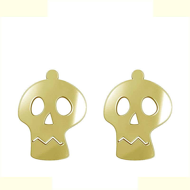 گوشواره طلا 18 عیار زنانه مدوپد مدل جمجمه کد GA1-15706 گوشواره طلا 18 عیار زنانه مدوپد مدل جمجمه کد GA1-15706