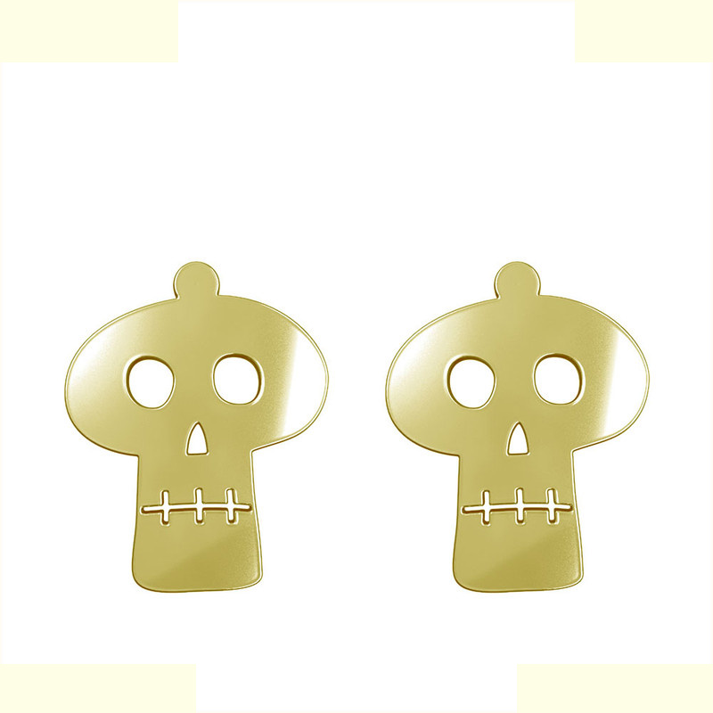 گوشواره طلا 18 عیار زنانه مدوپد مدل جمجمه کد GA1-15708 گوشواره طلا 18 عیار زنانه مدوپد مدل جمجمه کد GA1-15708