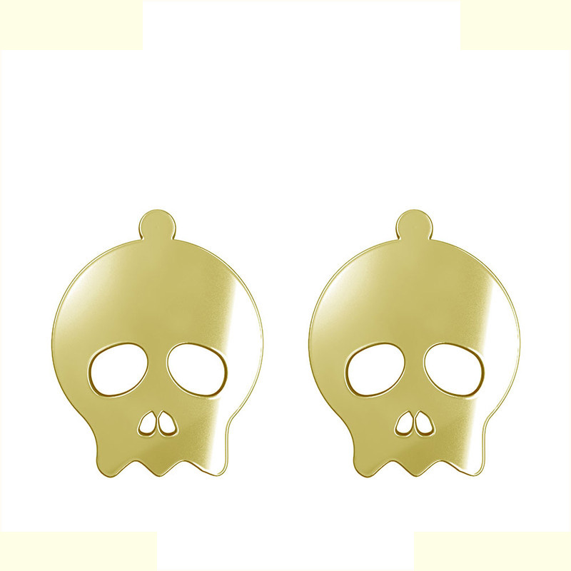 گوشواره طلا 18 عیار زنانه مدوپد مدل جمجمه کد GA1-15715 گوشواره طلا 18 عیار زنانه مدوپد مدل جمجمه کد GA1-15715