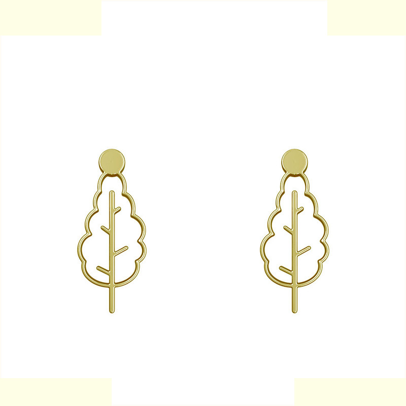 گوشواره طلا 18 عیار زنانه مدوپد مدل درخت کد GA1-15741 گوشواره طلا 18 عیار زنانه مدوپد مدل درخت کد GA1-15741