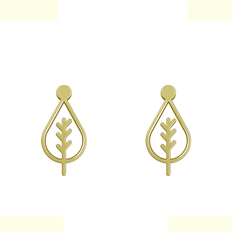 گوشواره طلا 18 عیار زنانه مدوپد مدل درخت کد GA1-15800 گوشواره طلا 18 عیار زنانه مدوپد مدل درخت کد GA1-15800