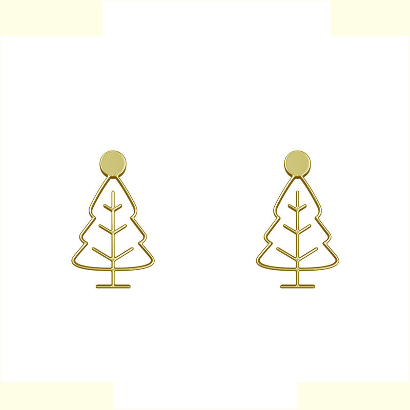 گوشواره طلا 18 عیار زنانه مدوپد مدل درخت کد GA1-15811 گوشواره طلا 18 عیار زنانه مدوپد مدل درخت کد GA1-15811