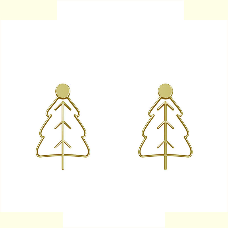 گوشواره طلا 18 عیار زنانه مدوپد مدل درخت کد GA1-15841 گوشواره طلا 18 عیار زنانه مدوپد مدل درخت کد GA1-15841