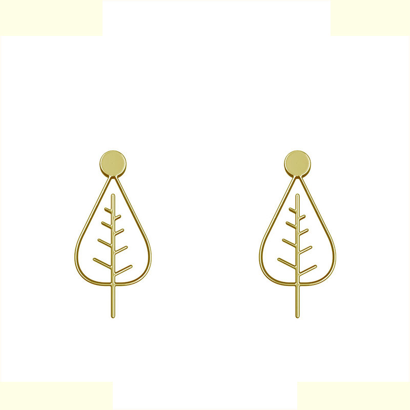 گوشواره طلا 18 عیار زنانه مدوپد مدل درخت کد GA1-15842 گوشواره طلا 18 عیار زنانه مدوپد مدل درخت کد GA1-15842