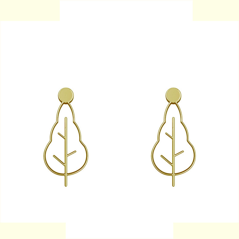 گوشواره طلا 18 عیار زنانه مدوپد مدل درخت کد GA1-15848