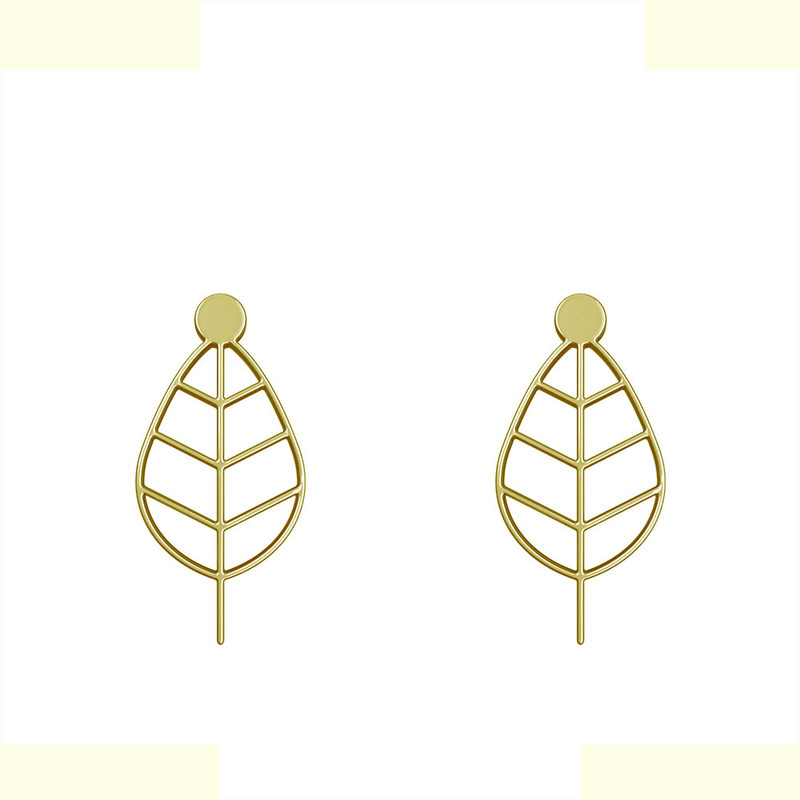 گوشواره طلا 18 عیار زنانه مدوپد مدل برگ کد GA1-15866 گوشواره طلا 18 عیار زنانه مدوپد مدل برگ کد GA1-15866