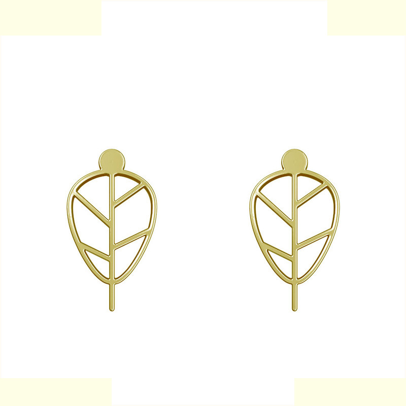 گوشواره طلا 18 عیار زنانه مدوپد مدل برگ کد GA1-15881 گوشواره طلا 18 عیار زنانه مدوپد مدل برگ کد GA1-15881