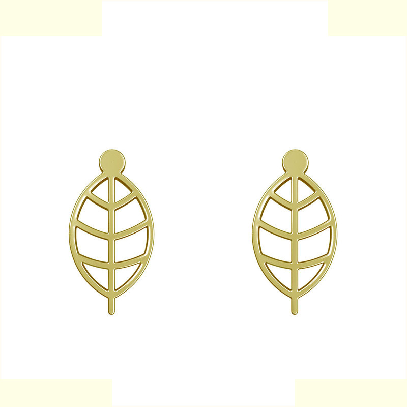 گوشواره طلا 18 عیار زنانه مدوپد مدل برگ کد GA1-15897 گوشواره طلا 18 عیار زنانه مدوپد مدل برگ کد GA1-15897