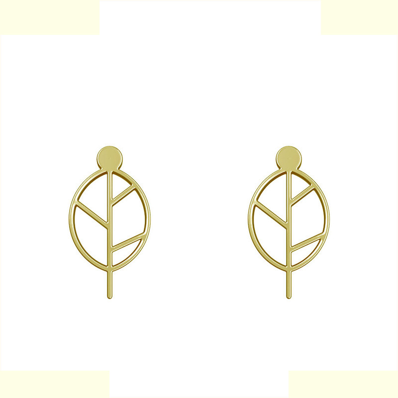 گوشواره طلا 18 عیار زنانه مدوپد مدل برگ کد GA1-15904 گوشواره طلا 18 عیار زنانه مدوپد مدل برگ کد GA1-15904