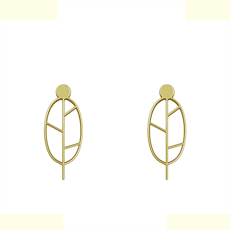 گوشواره طلا 18 عیار زنانه مدوپد مدل برگ کد GA1-15921 گوشواره طلا 18 عیار زنانه مدوپد مدل برگ کد GA1-15921