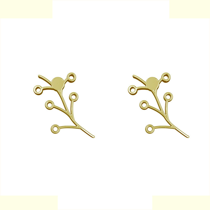 گوشواره طلا 18 عیار زنانه مدوپد مدل برگ کد GA1-15969 گوشواره طلا 18 عیار زنانه مدوپد مدل برگ کد GA1-15969