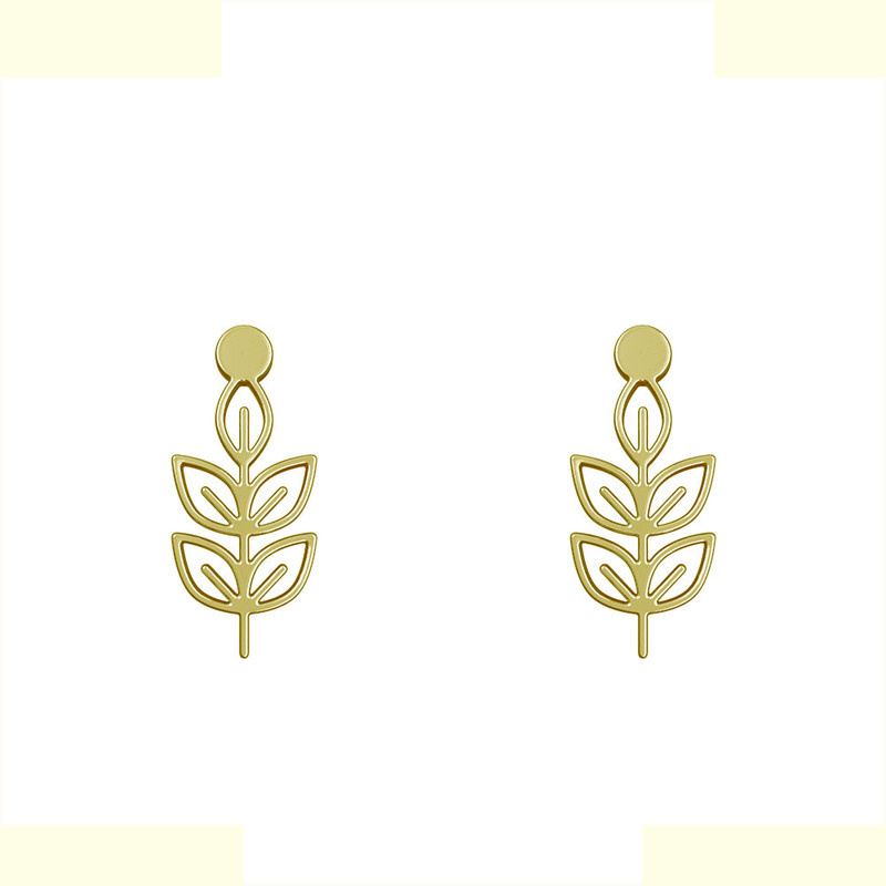 گوشواره طلا 18 عیار زنانه مدوپد مدل برگ کد GA1-15980 گوشواره طلا 18 عیار زنانه مدوپد مدل برگ کد GA1-15980