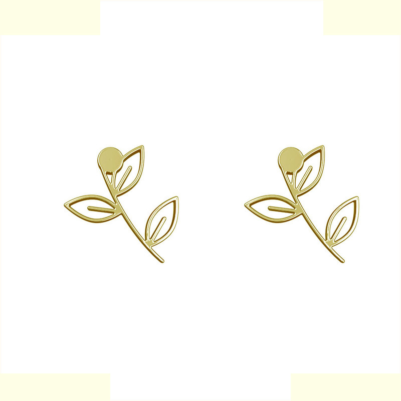 گوشواره طلا 18 عیار زنانه مدوپد مدل برگ کد GA1-15982 گوشواره طلا 18 عیار زنانه مدوپد مدل برگ کد GA1-15982