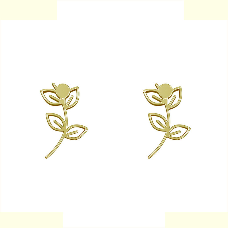 گوشواره طلا 18 عیار زنانه مدوپد مدل برگ کد GA1-15988 گوشواره طلا 18 عیار زنانه مدوپد مدل برگ کد GA1-15988