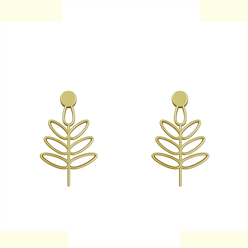 گوشواره طلا 18 عیار زنانه مدوپد مدل برگ کد GA1-16009 گوشواره طلا 18 عیار زنانه مدوپد مدل برگ کد GA1-16009