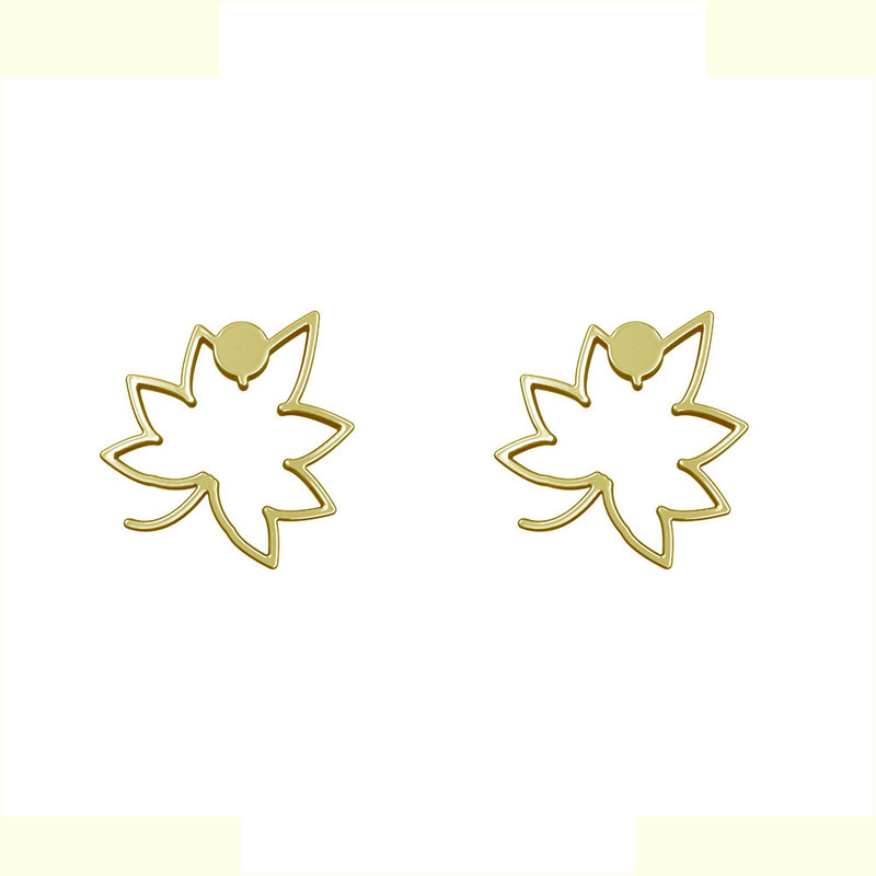 گوشواره طلا 18 عیار زنانه مدوپد مدل برگ کد GA1-16022 گوشواره طلا 18 عیار زنانه مدوپد مدل برگ کد GA1-16022