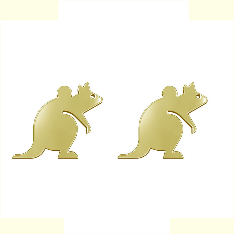 گوشواره طلا 18 عیار زنانه مدوپد مدل کانگرو کد GA1-16063 گوشواره طلا 18 عیار زنانه مدوپد مدل کانگرو کد GA1-16063