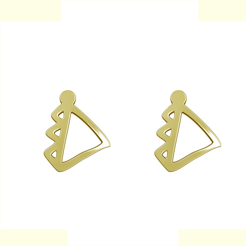 گوشواره طلا 18 عیار زنانه مدوپد مدل هندسی کد GA1-16137 گوشواره طلا 18 عیار زنانه مدوپد مدل هندسی کد GA1-16137