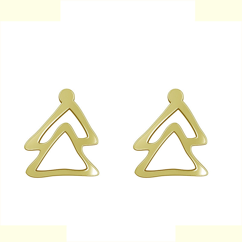 گوشواره طلا 18 عیار زنانه مدوپد مدل هندسی کد GA1-16153 گوشواره طلا 18 عیار زنانه مدوپد مدل هندسی کد GA1-16153