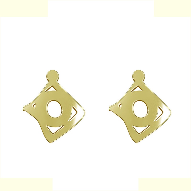 گوشواره طلا 18 عیار زنانه مدوپد مدل هندسی کد GA1-16158 گوشواره طلا 18 عیار زنانه مدوپد مدل هندسی کد GA1-16158