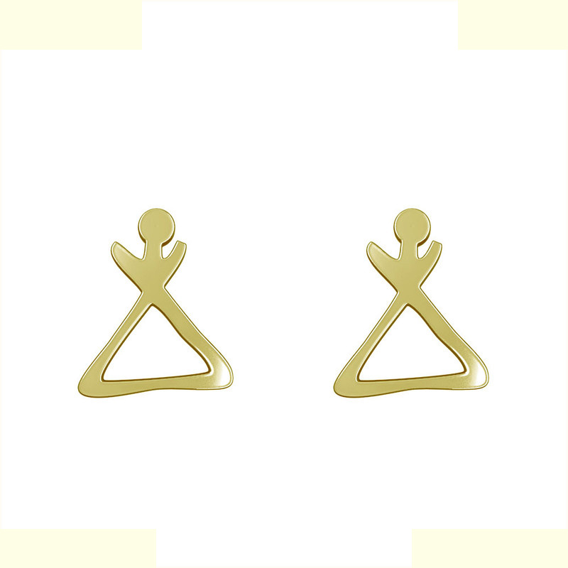 گوشواره طلا 18 عیار زنانه مدوپد مدل هندسی کد GA1-16193 گوشواره طلا 18 عیار زنانه مدوپد مدل هندسی کد GA1-16193