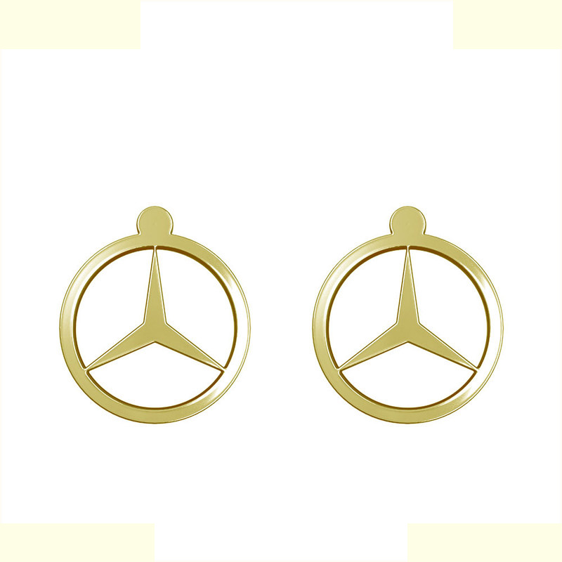 گوشواره طلا 18 عیار زنانه مدوپد مدل بنز کد GA1-16228 گوشواره طلا 18 عیار زنانه مدوپد مدل بنز کد GA1-16228