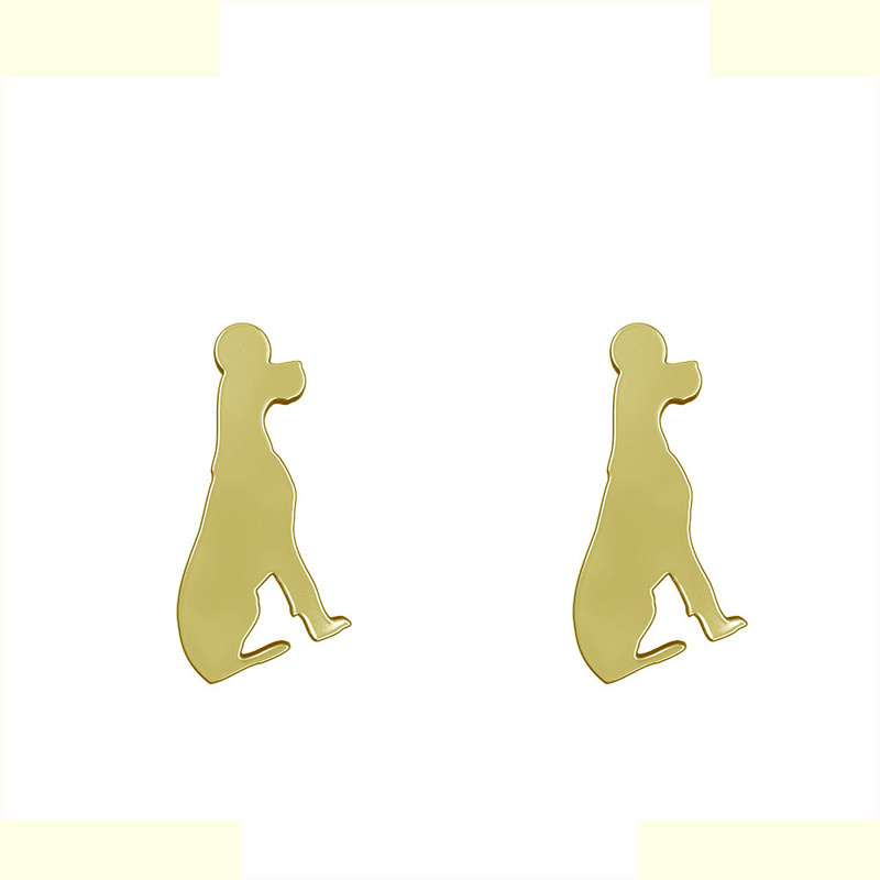 گوشواره طلا 18 عیار زنانه مدوپد مدل سگ کد GA1-16398 گوشواره طلا 18 عیار زنانه مدوپد مدل سگ کد GA1-16398