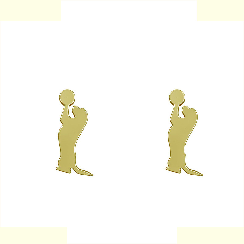 گوشواره طلا 18 عیار زنانه مدوپد مدل سگ کد GA1-16407 گوشواره طلا 18 عیار زنانه مدوپد مدل سگ کد GA1-16407